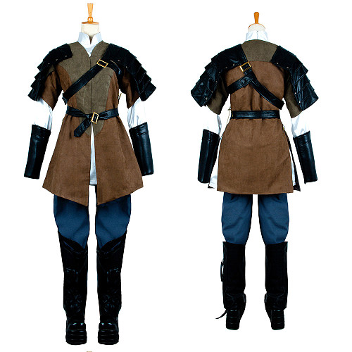 The Hobbit Desolation of Smaug Mirkwood Legolas Uniform Fabric Cosplay Costume [G1338]