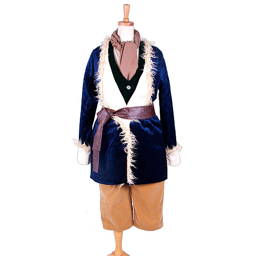 The Hobbit Bilbo Baggins Velvet Cosplay Costume [G1399]