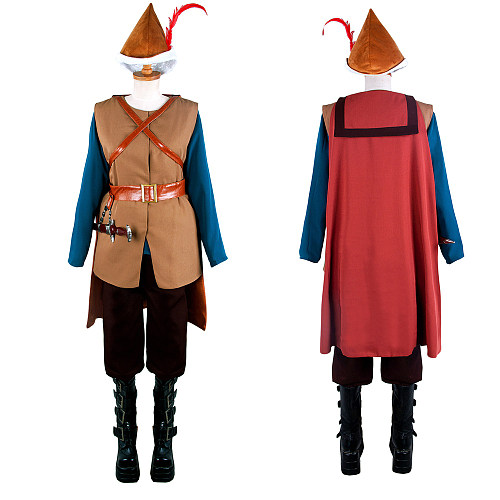 Disney Snow White Huntsman Cosplay Costume Uniform Fabric [G1389]