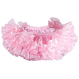 Handmade Sissy Maid Dress – Lockable Black & Pink Satin French Maid Costume with Optional Petticoat [G2045]