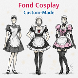 Custom-Made Sissy Maid Dress | Crossdressing Outfit Tailor | Fond Cosplay