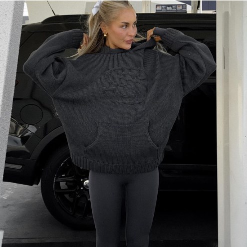 {EAM} Amazon Fall/Winter 2024 new pullover sweater men's and women's top pockets DLZ037
