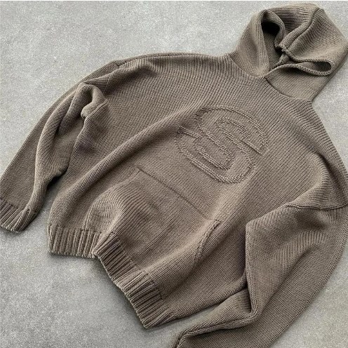 {EAM} Amazon Fall/Winter 2024 new pullover sweater men's and women's top pockets DLZ037