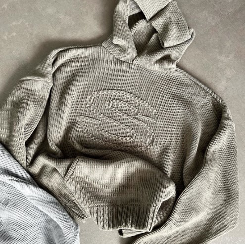 {EAM} Amazon Fall/Winter 2024 new pullover sweater men's and women's top pockets DLZ037