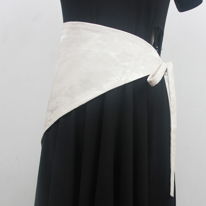 [EAM] Green Irregular Multi Color Bandage Wide Belt Personality Women New Fashion Tide All-match Spring Autumn 2024 1DH6735