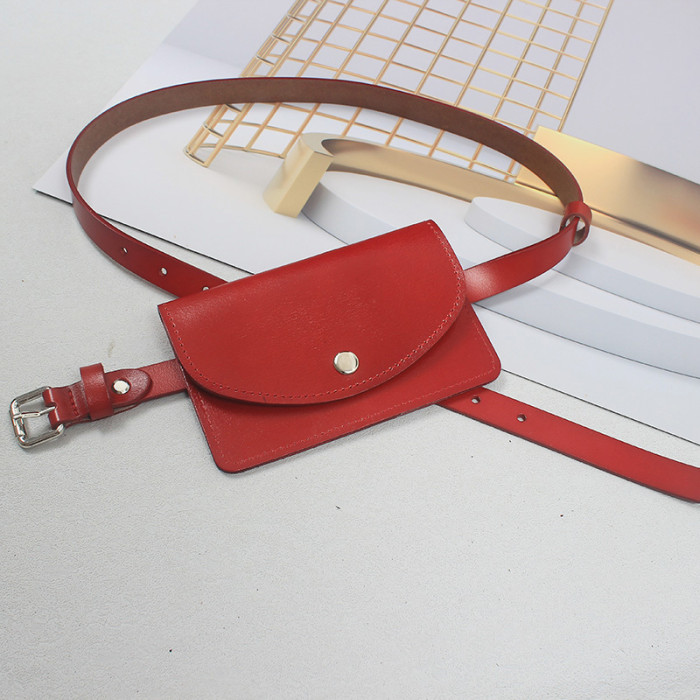 [EAM] Pu Leather Caramel Color Mini-bag Long Belt Personality Women New Fashion Tide All-match Spring Autumn 2024 1DH6355
