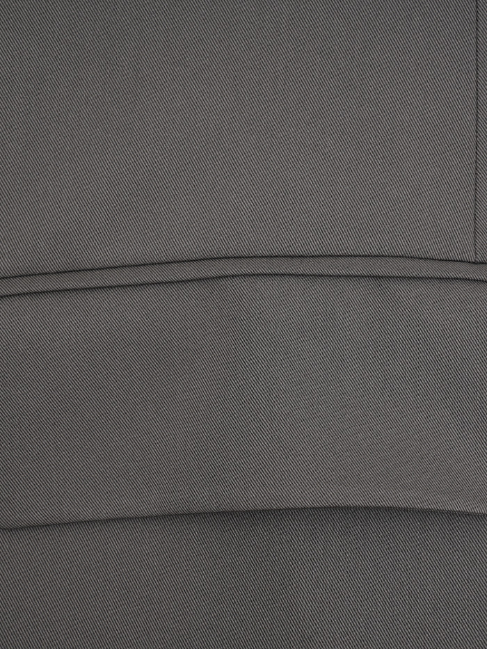 [EAM] Women Gray Button Design Big Size Long Elegant Blazer New Lapel Long Sleeve Jacket Fashion Tide Spring Autumn 2024 CPDB250