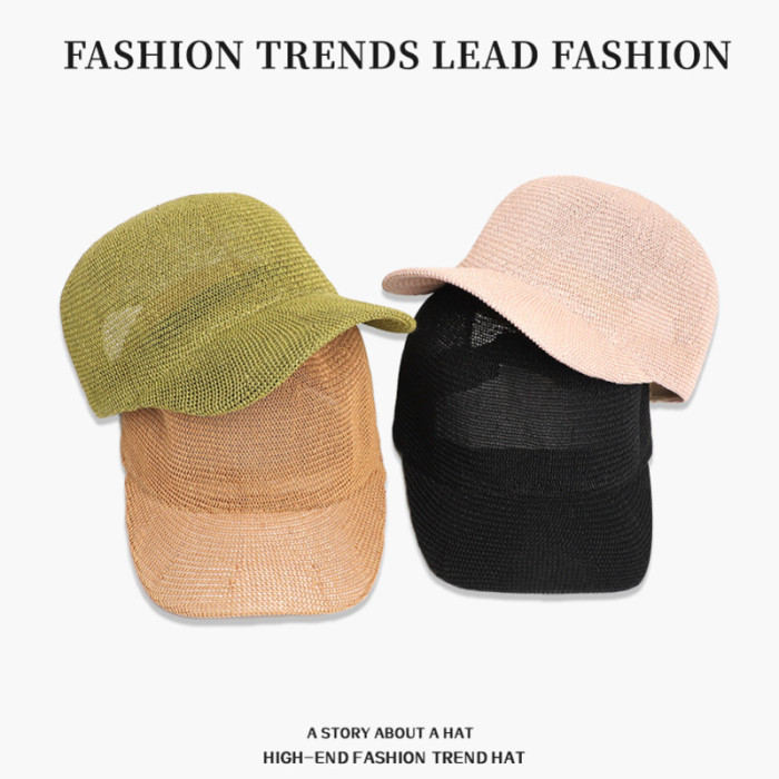DEAT causal solid color thin breathable sunshade Sun protection Baseball cap 2025 summer new fashion DLZ1115