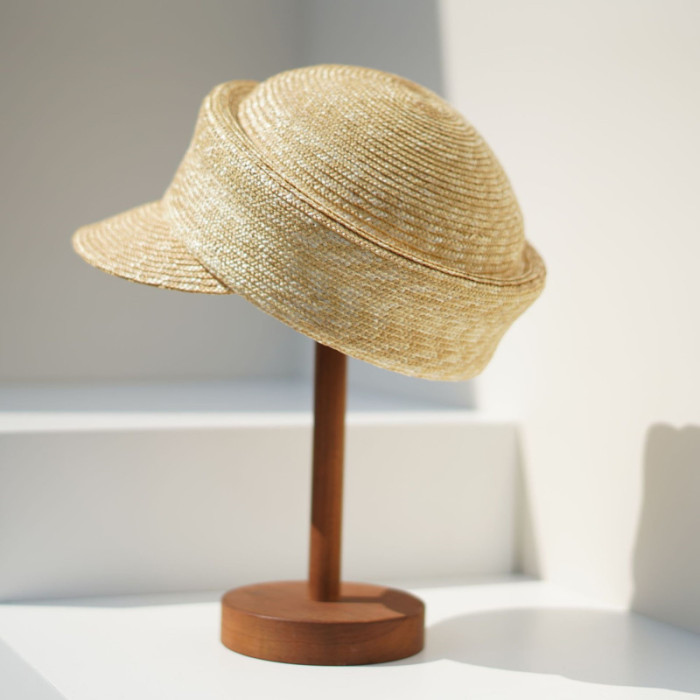 Casual Wheat-stalk Solid Color Sun Protection Sun Hat Handwork Weave 2025 Summer New Fashion DLZ1119