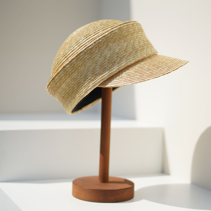 Casual Wheat-stalk Solid Color Sun Protection Sun Hat Handwork Weave 2025 Summer New Fashion DLZ1119