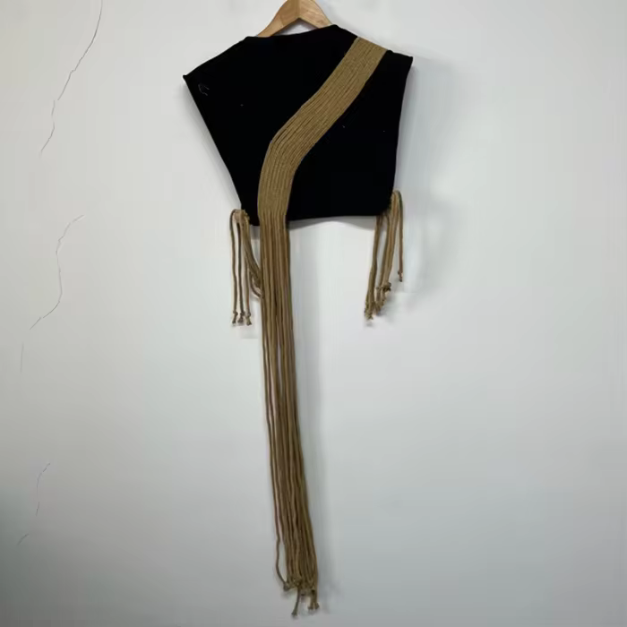 PFHQ Men's Handwoven Long Tassels Vest Trendy Layering Personalized Niche Fashion Adjustable Size Cool Tank Top Spring 21Z3649