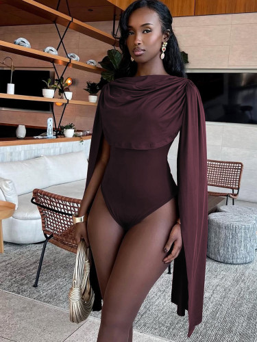 Sexy Bodysuits for Women Swinging Collar Sleeveless Chic Casual Rompers Spring Summer 2025 New Fashion Female Jumpsuits DLZ060403