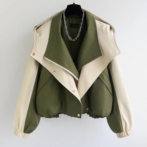 Color-matched slim-fit workwear coat  DLZ82706M