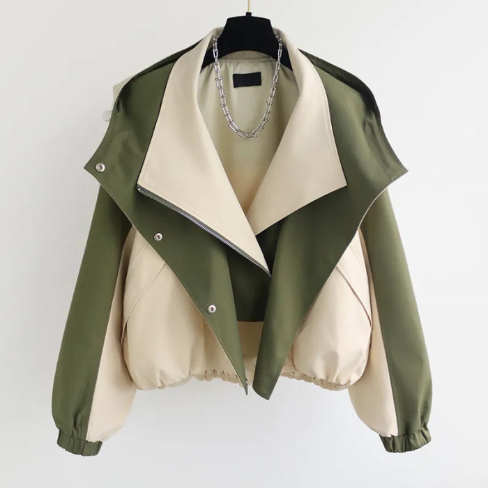Color-matched slim-fit workwear coat  DLZ82706M
