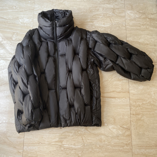 Brown Thick Big Size Keep Warm Cotton-padded Coat Long Sleeve Women Parkas Fashion Tide New Autumn Winter  DLZ250906