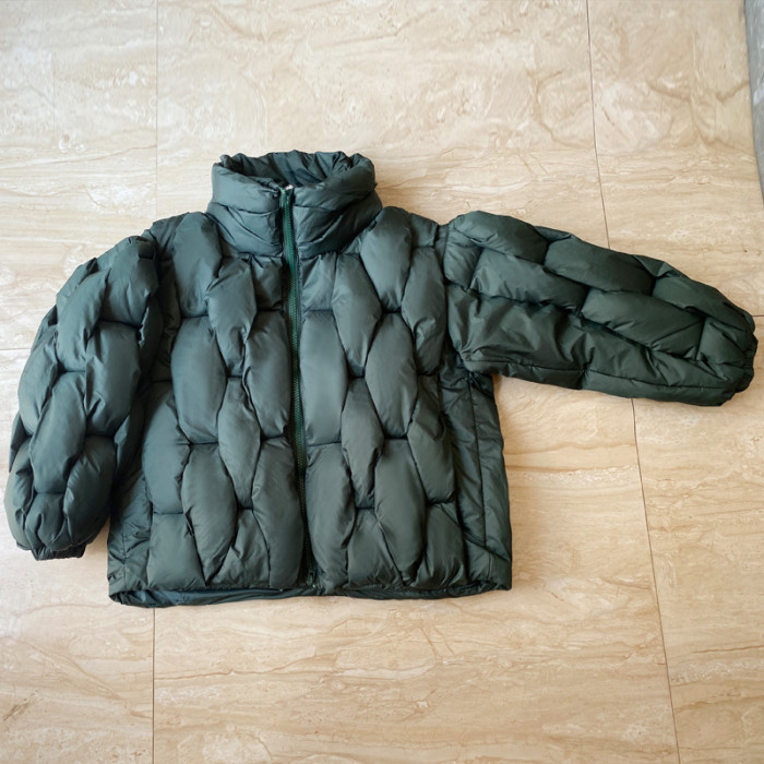 Brown Thick Big Size Keep Warm Cotton-padded Coat Long Sleeve Women Parkas Fashion Tide New Autumn Winter  DLZ250906