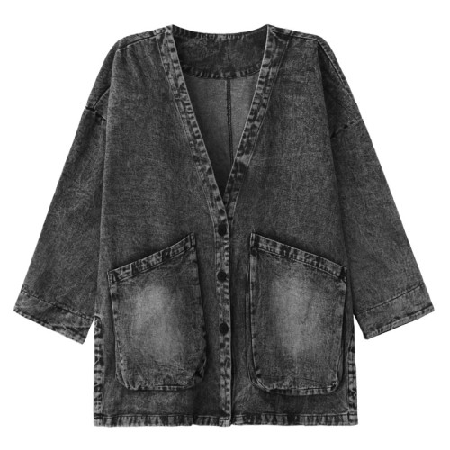 Vintage blue ladies' denim jacket  DLZ002101