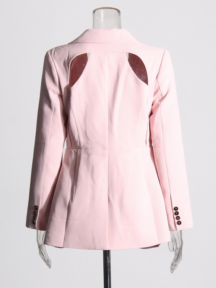New model of open-front patchwork high-end casual suit  DLZ10811M 