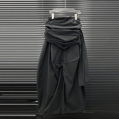 Early Autumn New Patchwork Design Cargo Pants For Women Niche Fashion Loose Wide-Leg Trousers Female Trendy   DLZ219012/11A0606116
