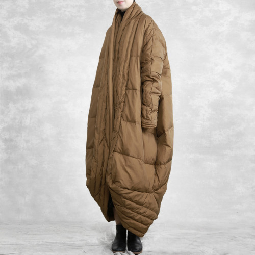 Camel Big Size Thick Warm Long Down Jacket New Long Sleeve Warm Women Parkas Fashion Tide Autumn Winter  DLZY801