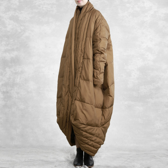 Camel Big Size Thick Warm Long Down Jacket New Long Sleeve Warm Women Parkas Fashion Tide Autumn Winter  DLZY801