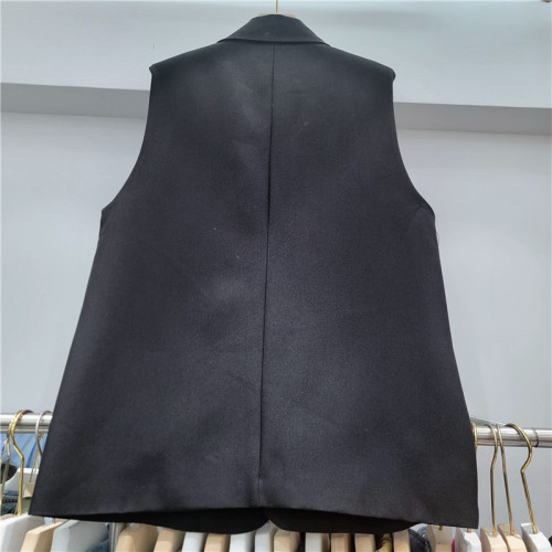 Suits with denim patchwork featuring large bows, loose and trendy brand blazer  DLZMJ3301