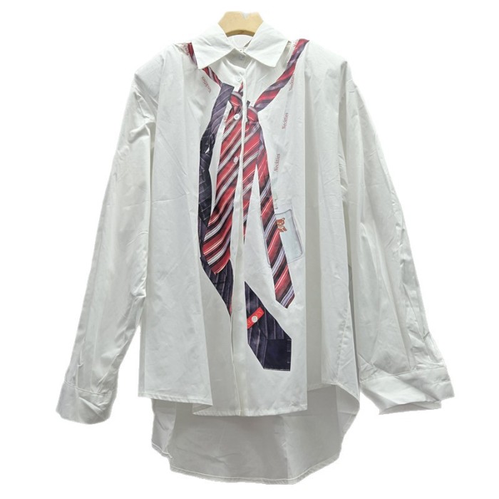 Tie-dyed striped shirt  DLZCS164