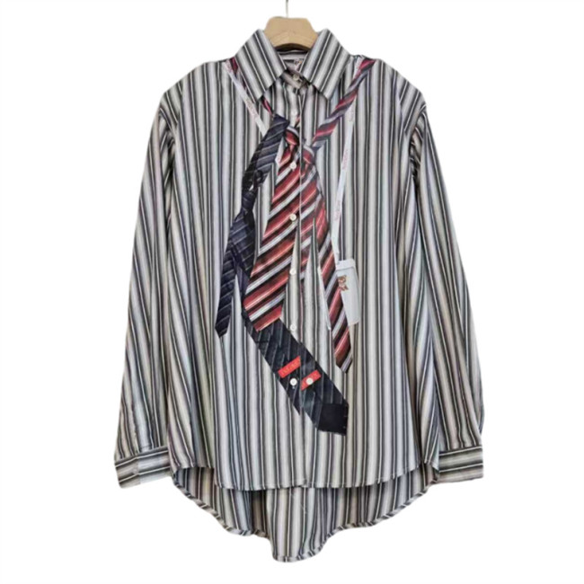 Tie-dyed striped shirt  DLZCS164
