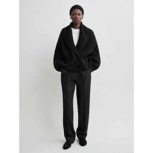 Knitted cardigan women's new style TOT minimalist business casual sweater coat