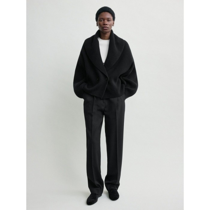 Knitted cardigan women's new style TOT minimalist business casual sweater coat