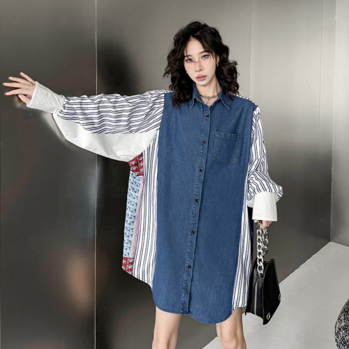 New loose and trendy casual shirt top  DLZCS202605