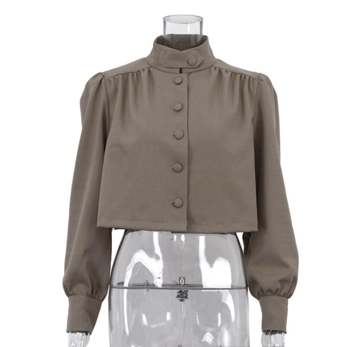 New short-sleeved, loose-necked, versatile long-sleeved coat  DLZwt06304