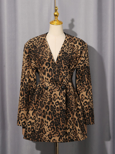 New style, slim-fit, stylish and exclusive leopard print suit  DLZbwwt009