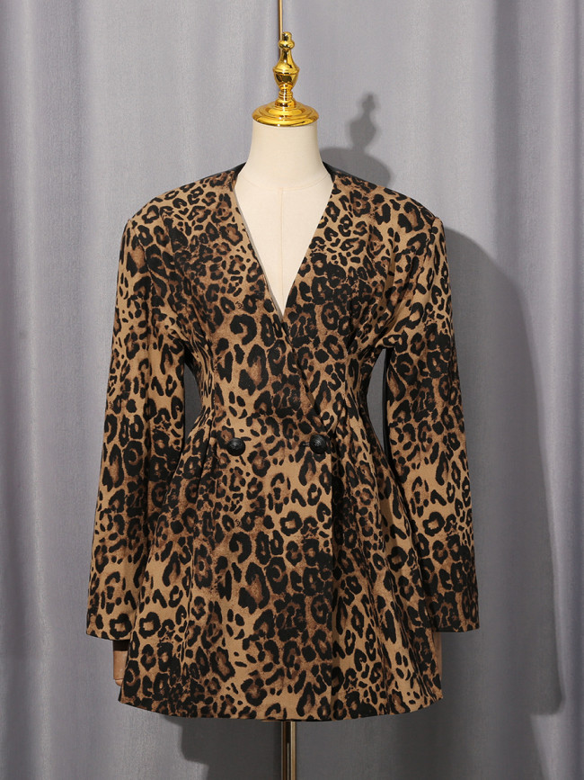 New style, slim-fit, stylish and exclusive leopard print suit  DLZbwwt009