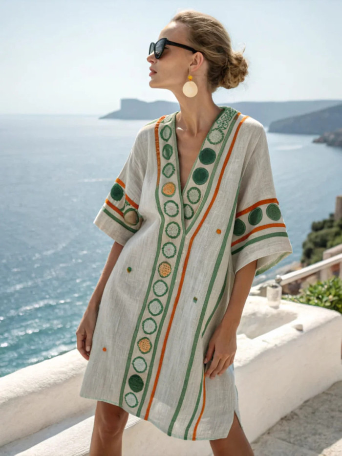 Newly designed printed dress  DLZ17