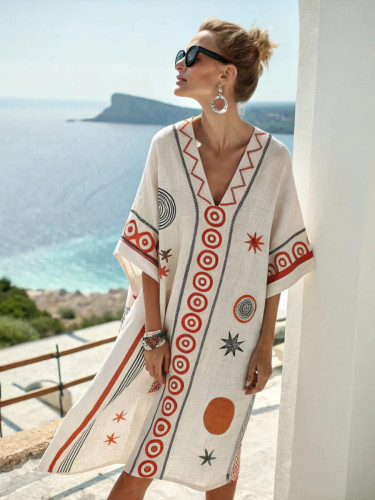 Newly designed printed dress  DLZ17