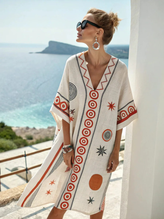 Newly designed printed dress  DLZ17