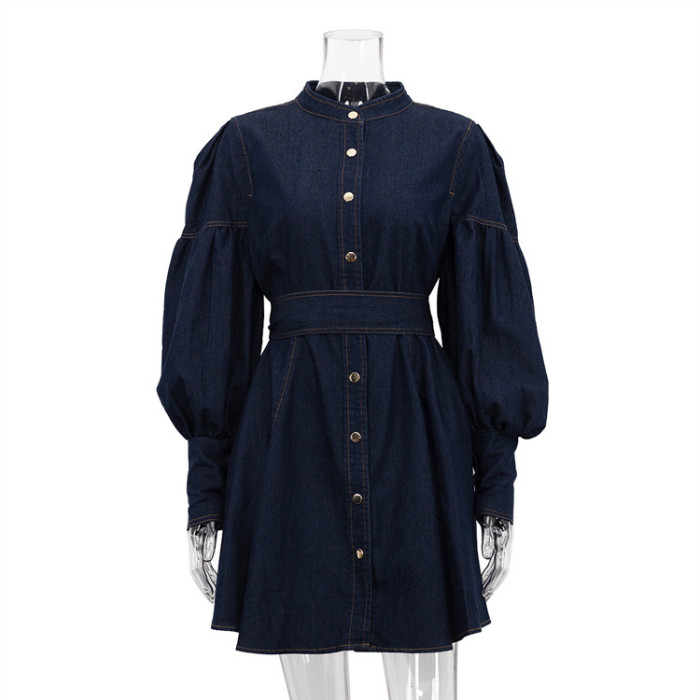 New style denim blouse dress  DLZnzq61317