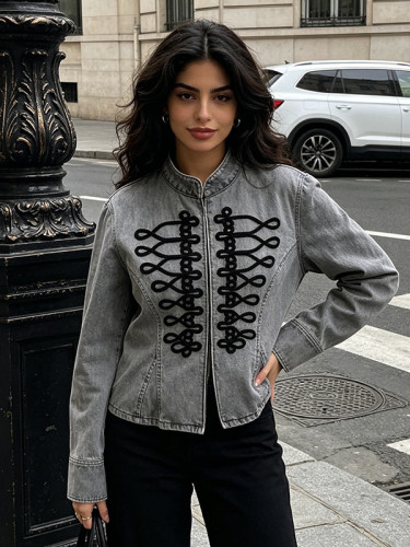 Newly designed, stylish and versatile casual women's coat with a fashionable touch  DLZwt61502