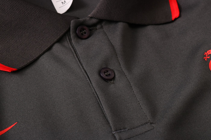 Liverpool POLO Jersey 20/21 Dark Grey