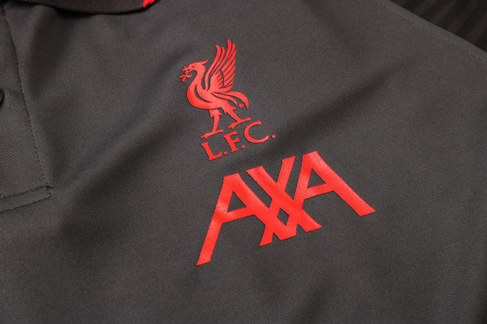 Liverpool POLO Jersey 20/21 Dark Grey