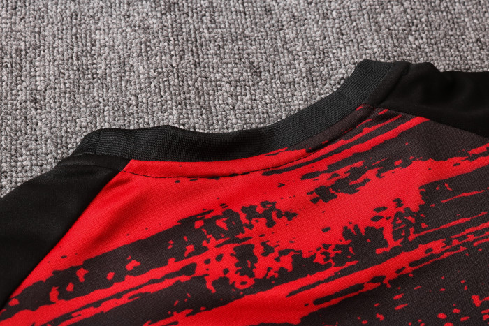 Manchester United Training Jersey Suit 20/21 Red Black
