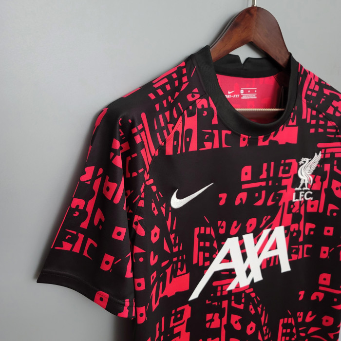 Liverpool Training Jersey 20/21 Red Black