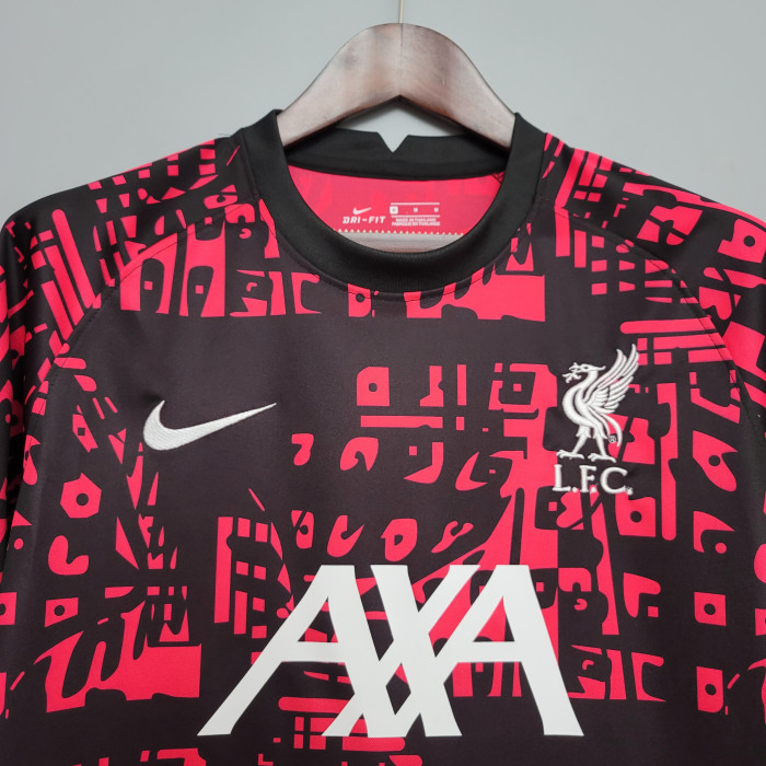 Liverpool Training Jersey 20/21 Red Black