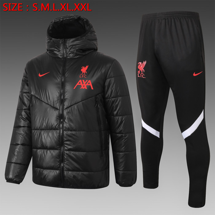 Liverpool Down Cotton Jacket 20/21 Black