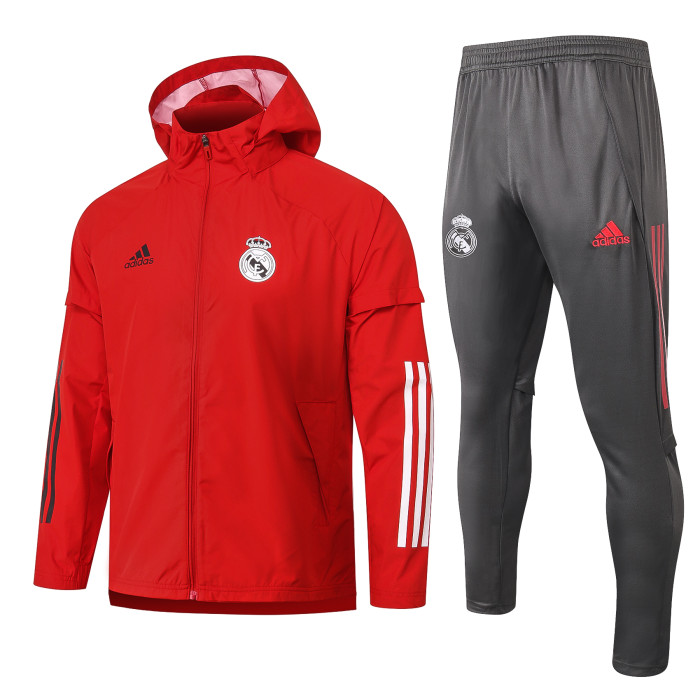 Real Madrid Training Windbreaker 20/21 Red