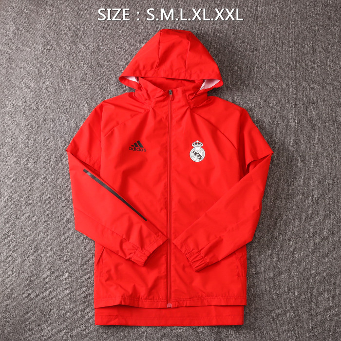 Real Madrid Training Windbreaker 20/21 Red