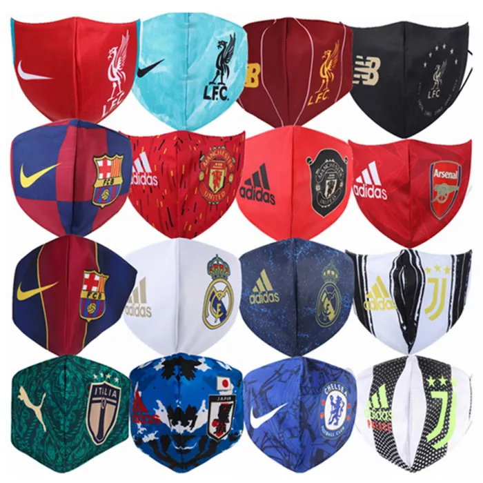 Football Club Face Masks /National Team Masks /Nike Adidas Masks