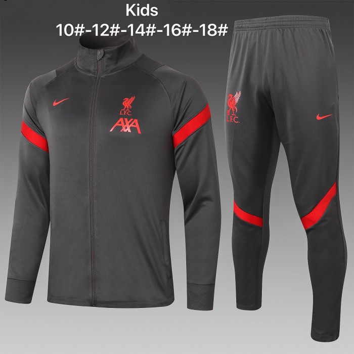 Liverpool Kids Training Jacket Suit 20/21 Gray