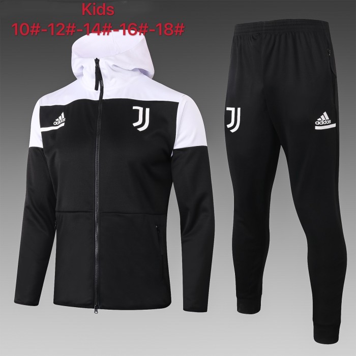 Juventus Kids Training Jacket Suit 20/21 Black